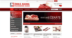 Desktop Screenshot of ceskamasna.cz